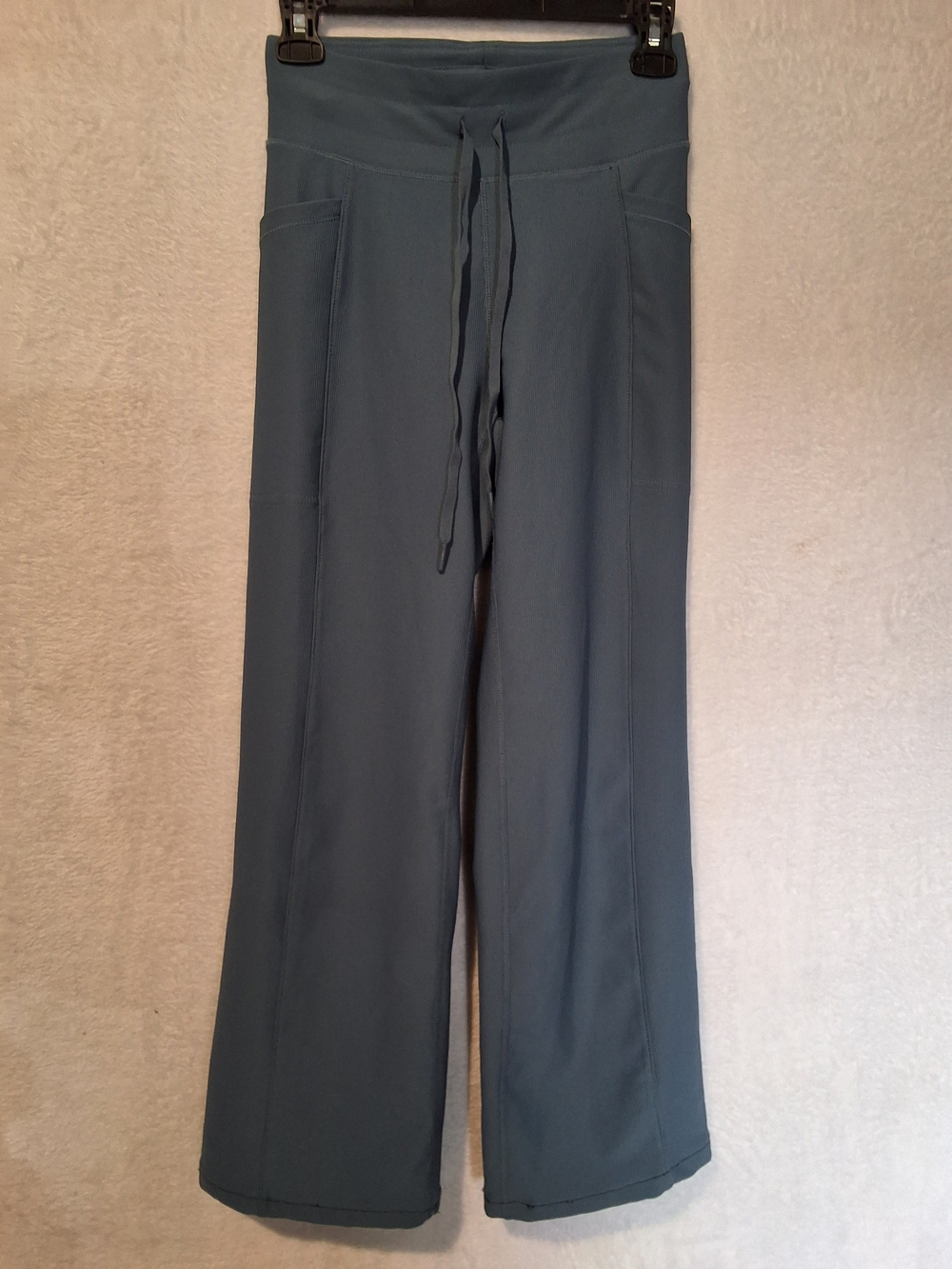 Women’s Wide-Leg Drawstring Pants - Slate Blue